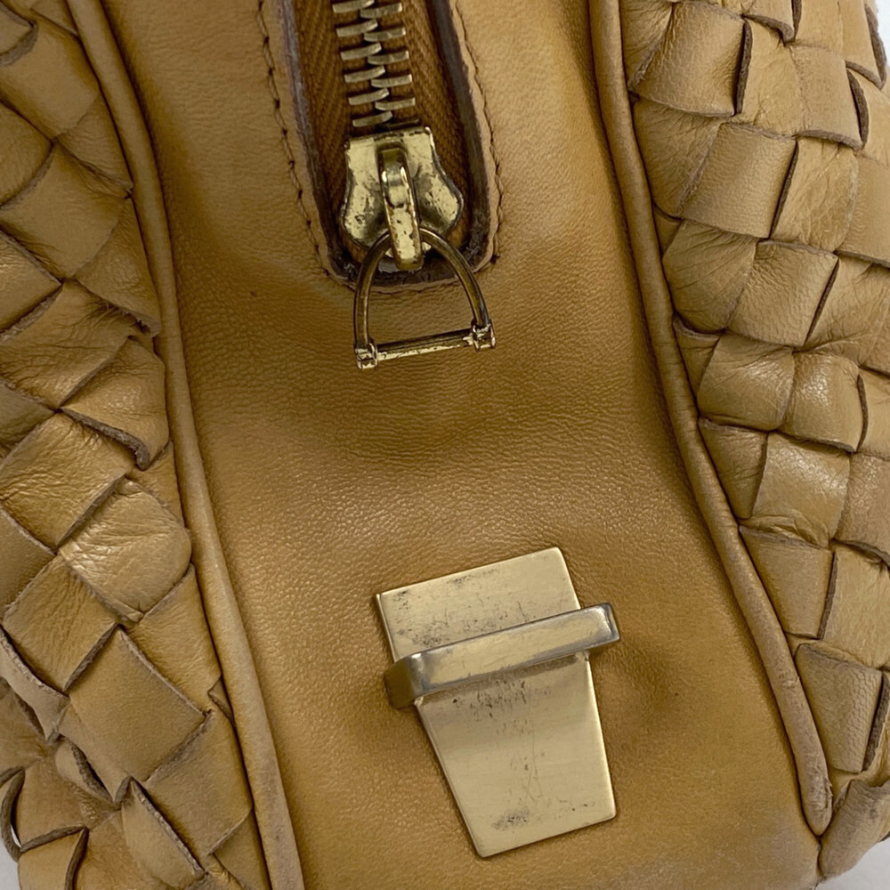 Bottega Veneta Intrecciato Handbag, Braided Leather, Beige, Women's - Picture 6 of 14